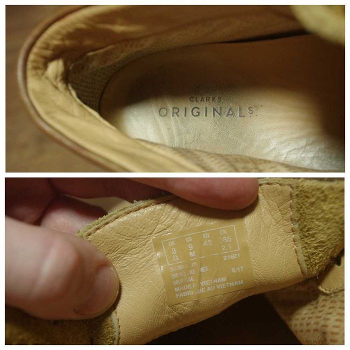 Напівчеревики Clarks Wallabee Gore Tex chukka Оригінал 42 рр утеплені