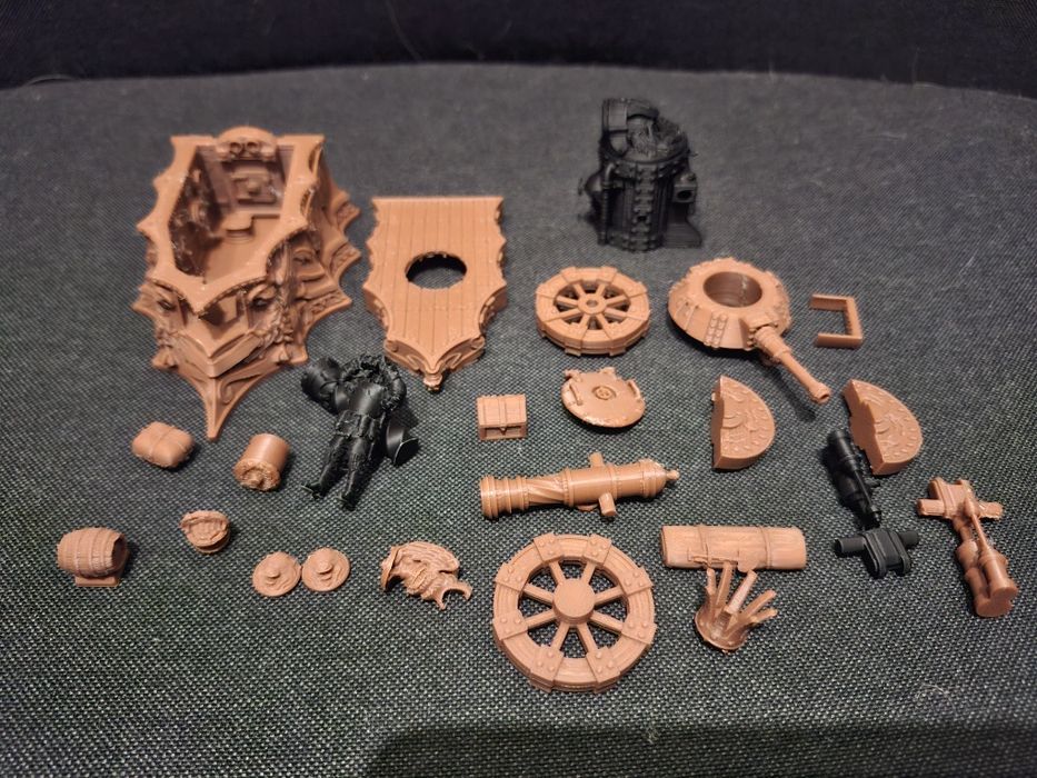 Diorama czołg parowy