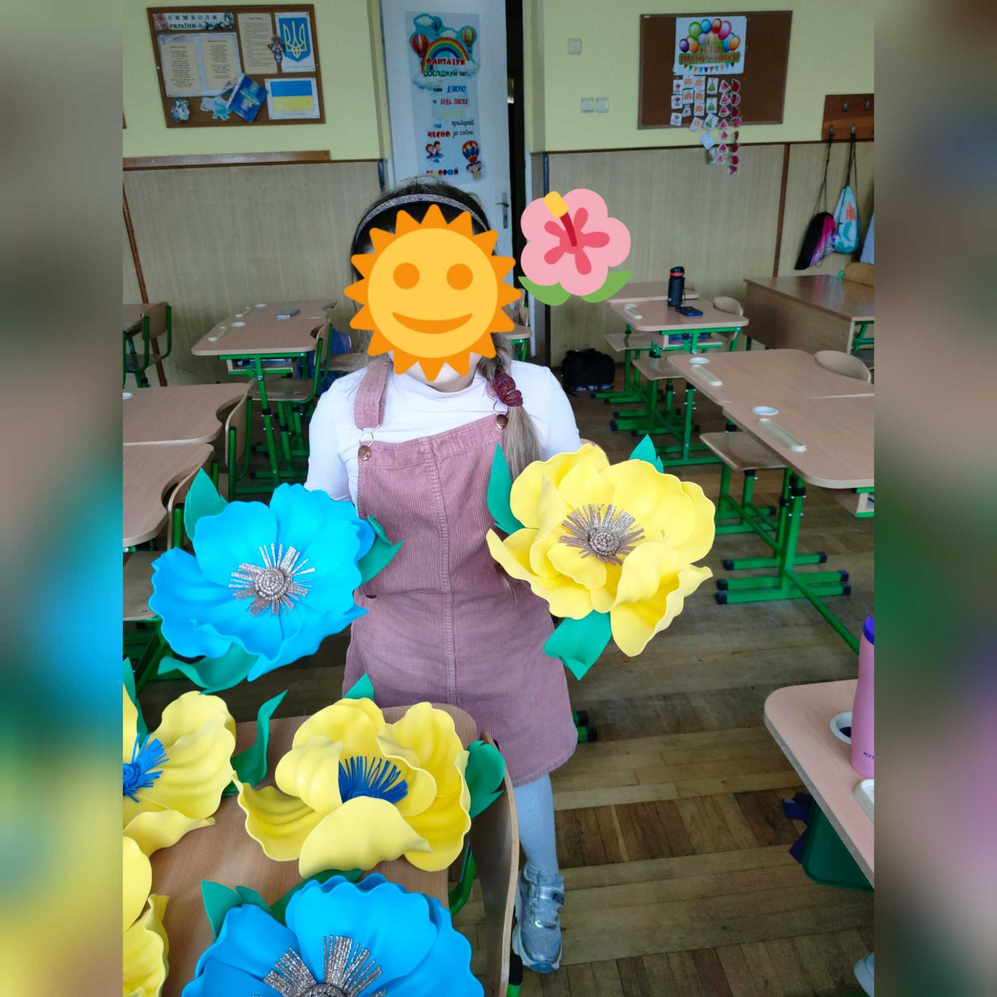 Квіти для декору, квіти підвісні,квіти 30 см