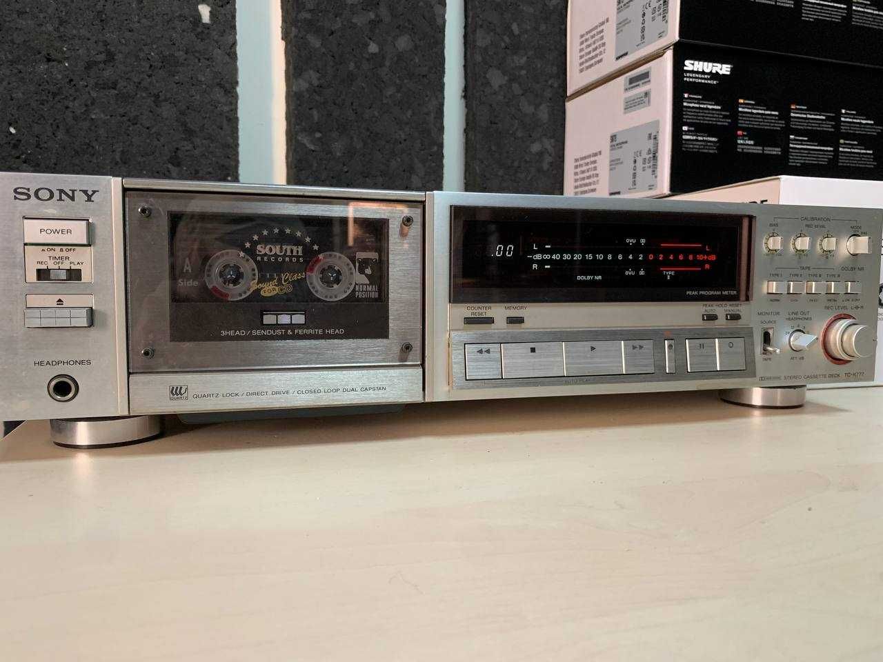Cassette tape player Sony TC-K777 studio HI-END 3 head