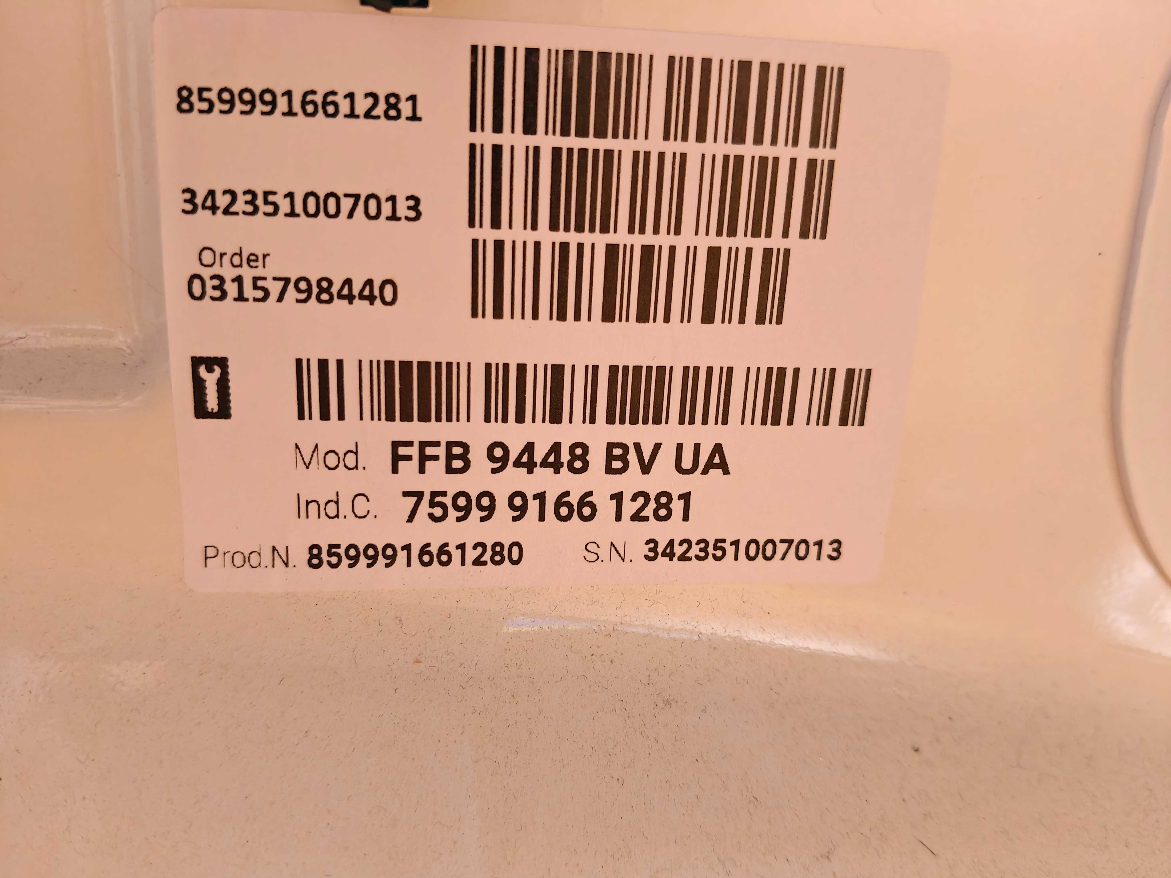 Пральна машина Whirlpool 9448 BV UA