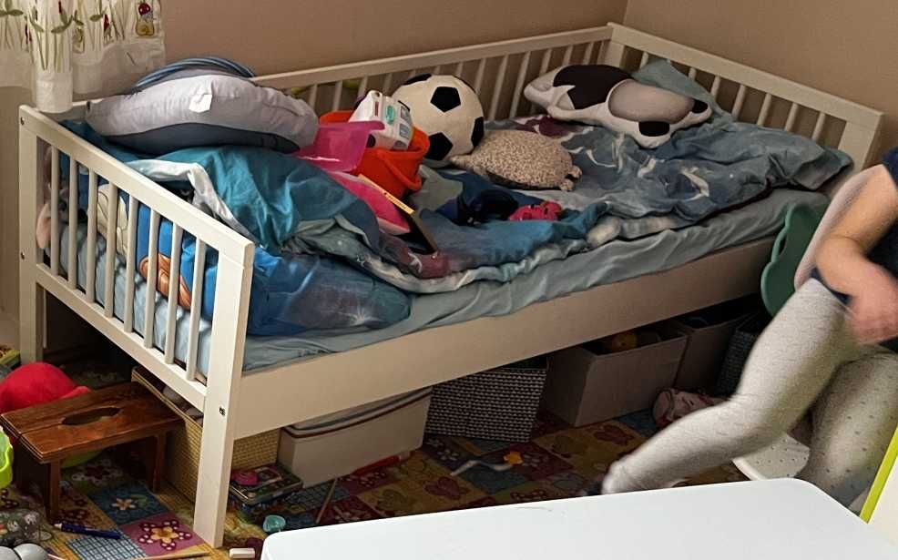 Łóżko dziecięce IKEA 70x160cm z materacem