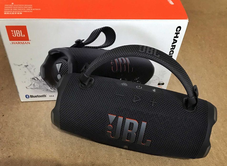 Колонка портативная JBL Charge 6 Black, Original