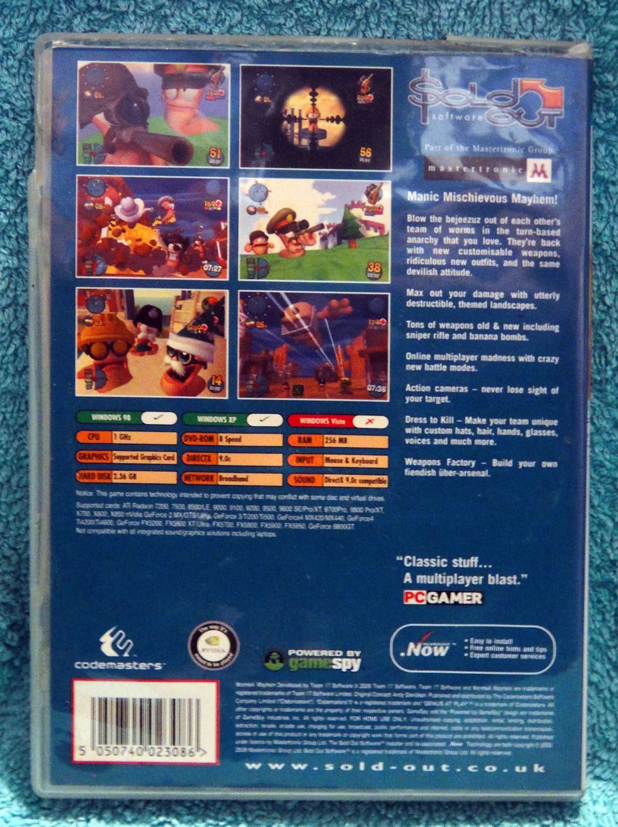 PC DVD Worms 4 Mayhem