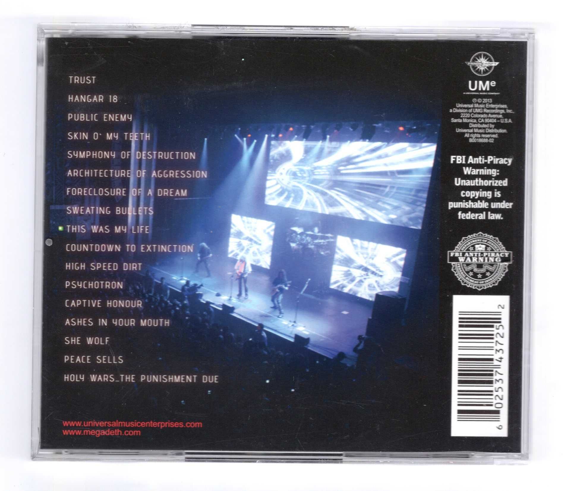 Megadeth - Countdown To Extinction Live (CD)