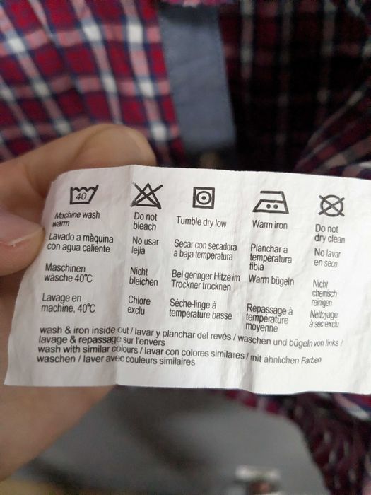 Esprit koszula flanelowa w kratę rozm. S