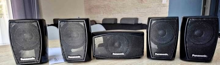 Panasonic głośniki 5 sztuk plus subwoofer