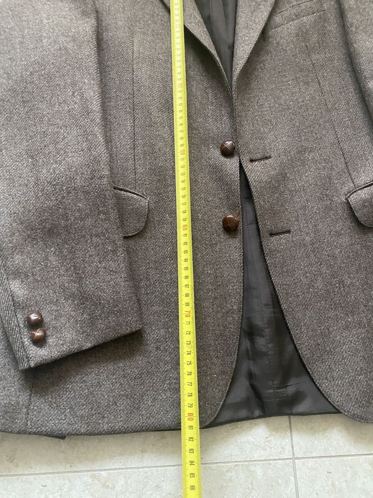 Пиджак шерстяной тренч, размер M-L (50) harris tweed