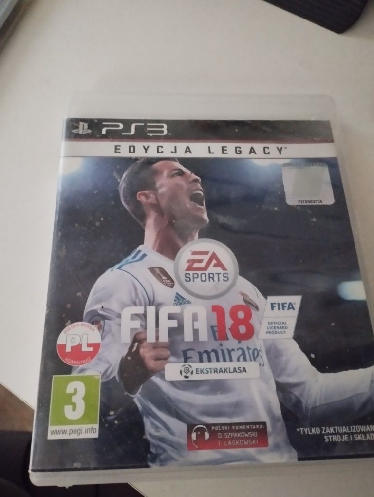 Gra fifa 18 wersja legacy ps3