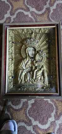Podświetlony obraz Matki Boskiej Czesochowskiej