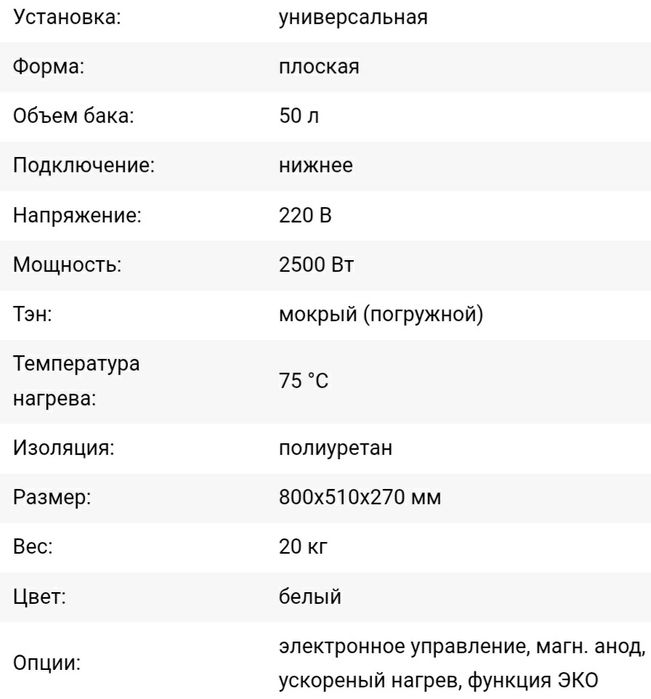 Продам бойлер Ariston 50 литров