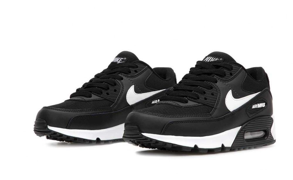 Кросівки Nike Air Max 90 Classic Black/White premium
