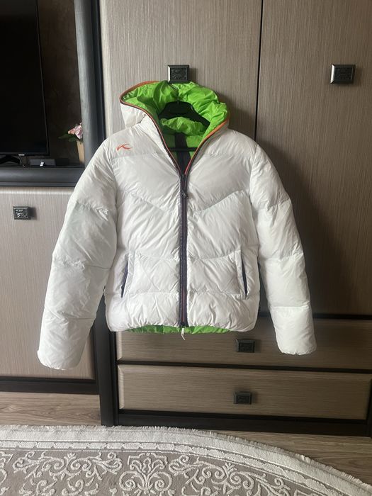 Оригінальний натуральний жіночий пуховик Kjus S-M розмір