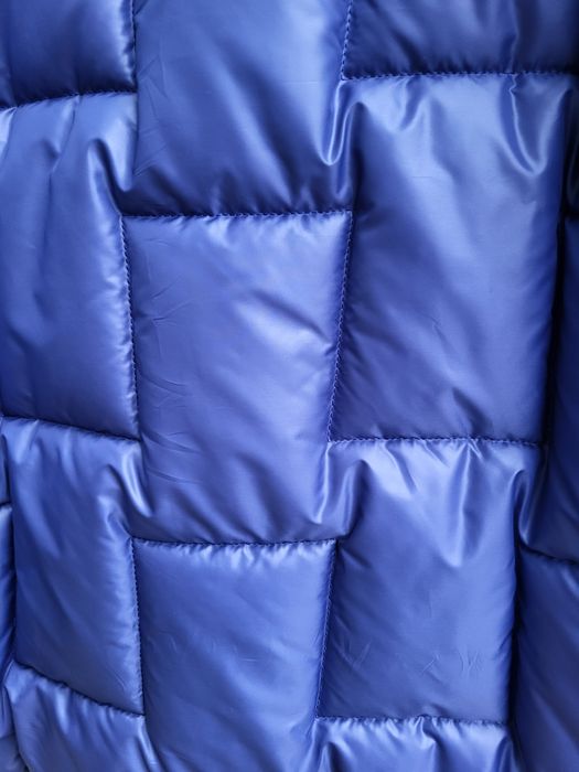 Куртка  тёплая,  синяя на молнии