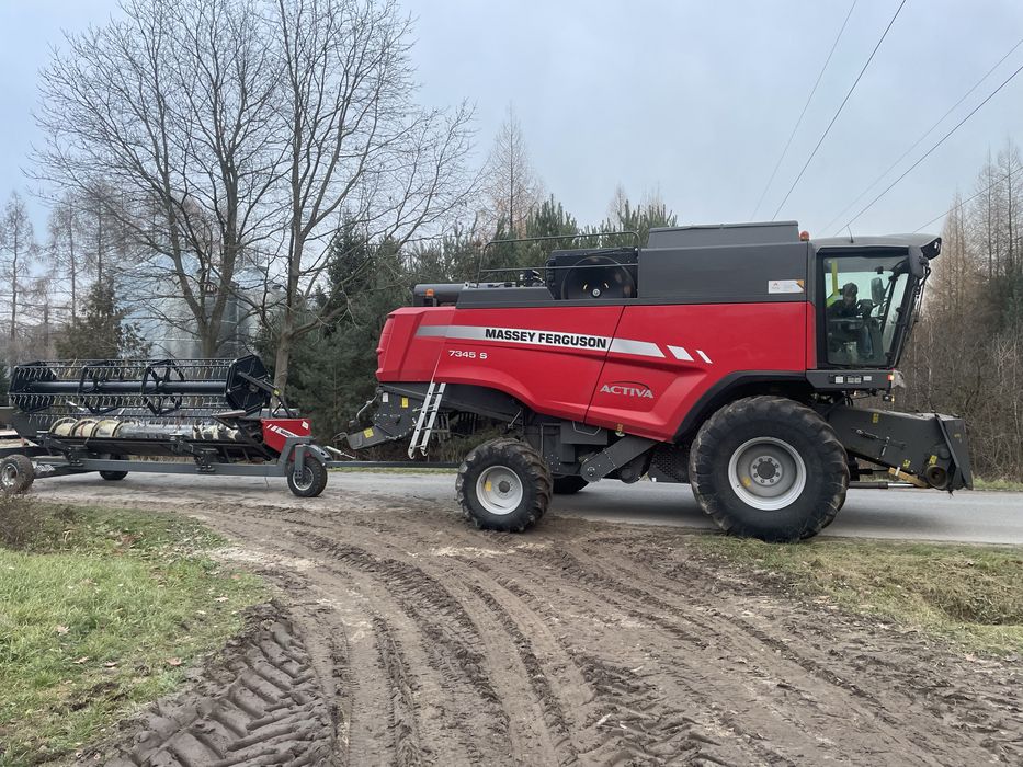 Kombajn Massey ferguson activa 7345s 2019 heder 5.4 wozek stol nie kos