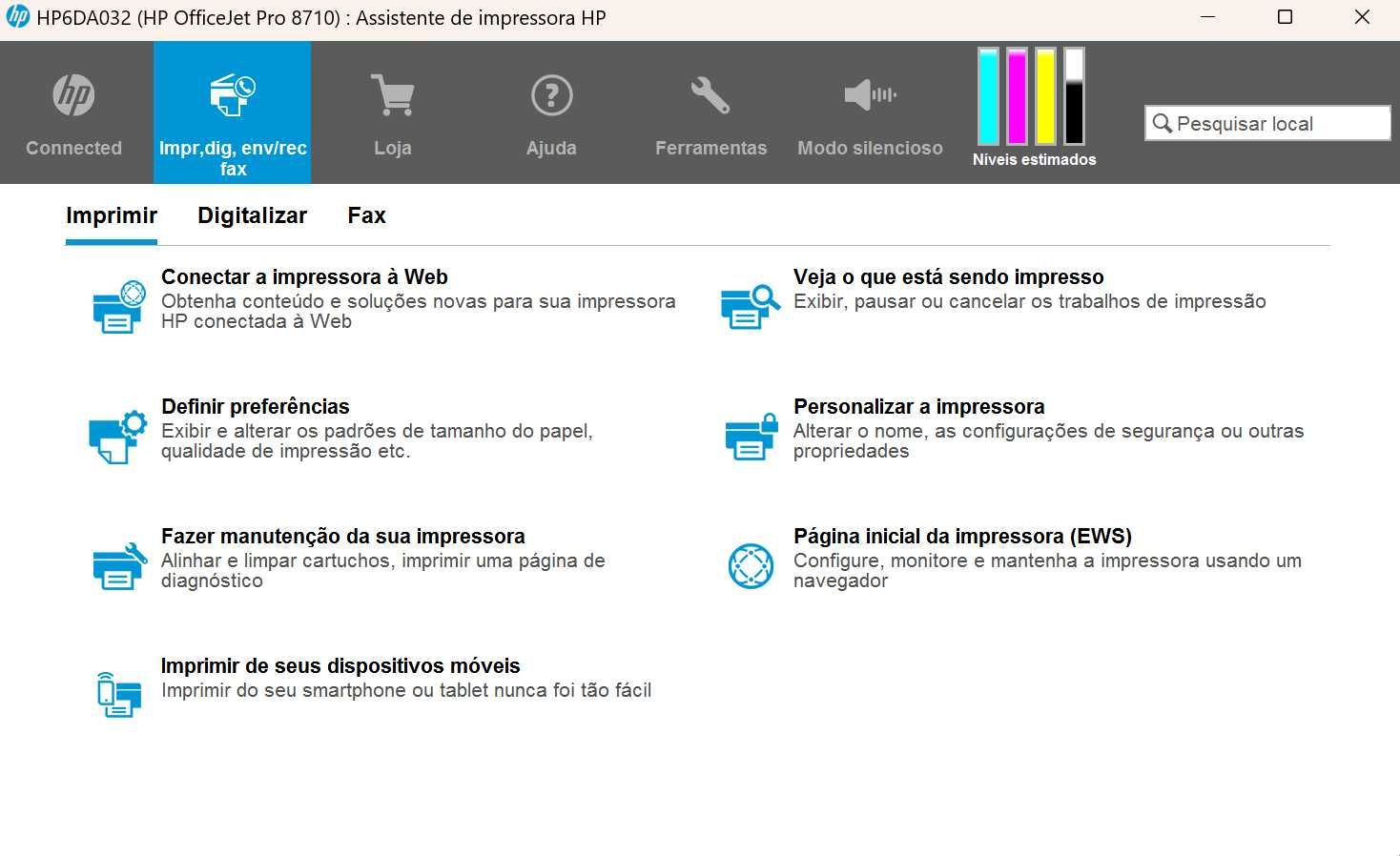 Impressora Hp OfficeJet Pro 8715