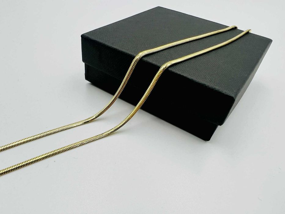 Złoty Łańcuszek Żmijka 585 Cechowany 2,6 mm 45 cm