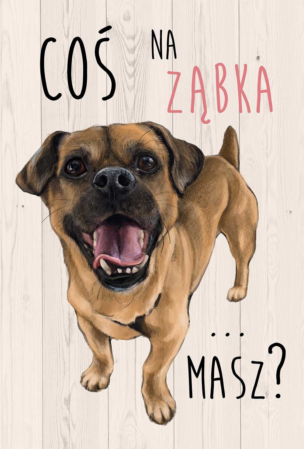 Tabliczka z psem śmieszna zabawna gadżet