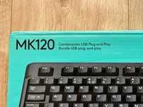 Logitech MK120 teclado desktop e rato óptico