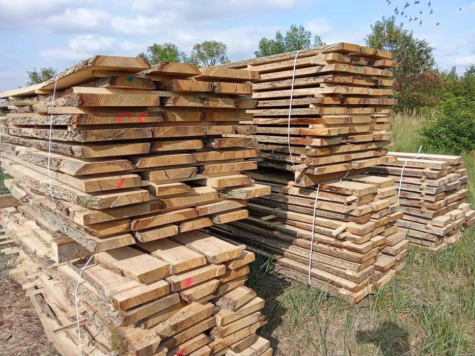 Dąb, tarcica dębowa, deski foszty monolity