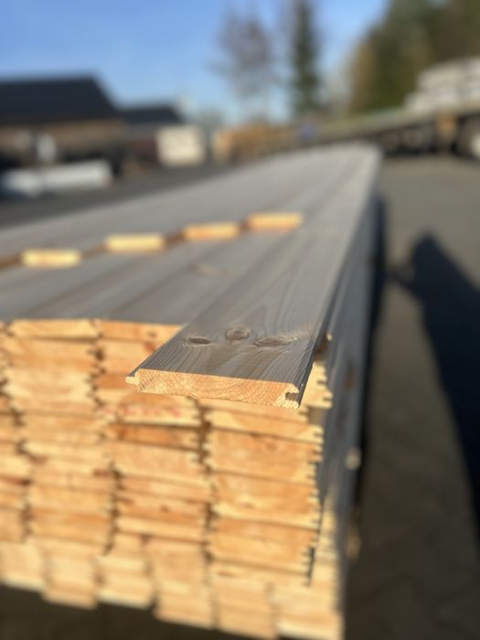 Deska elewacyjna sosna skandynawska 19x129 pióro- wpust