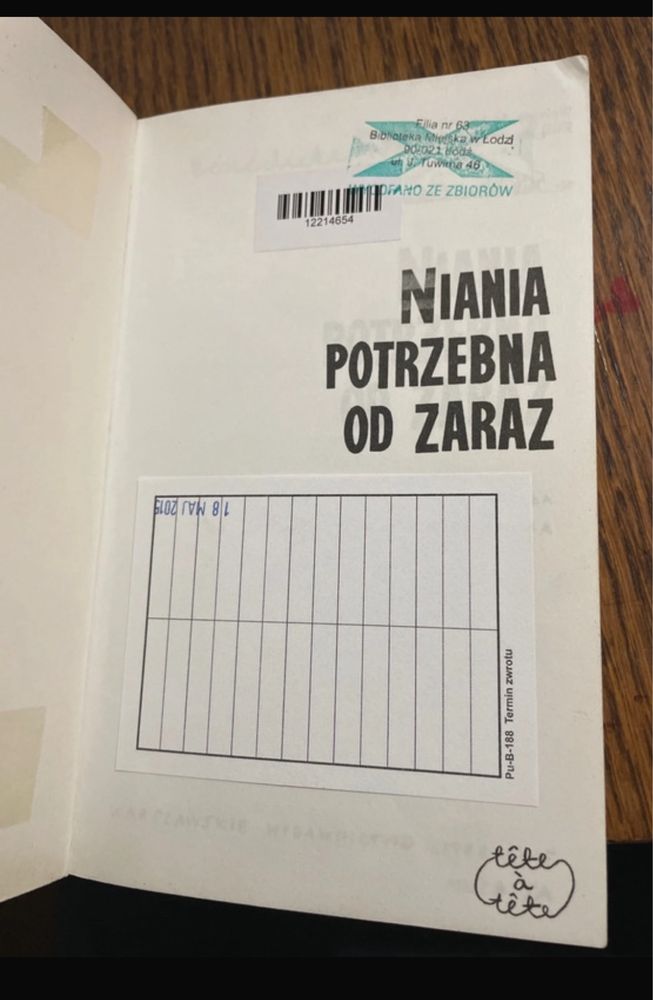 Niania potrzebna od zaraz