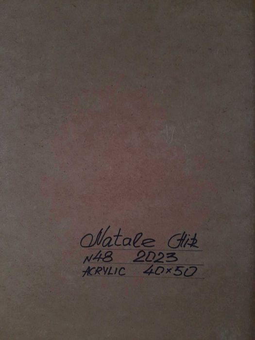Живопис картина / Natale Air / #48 / Мixed media Art / 2023 / 40/50