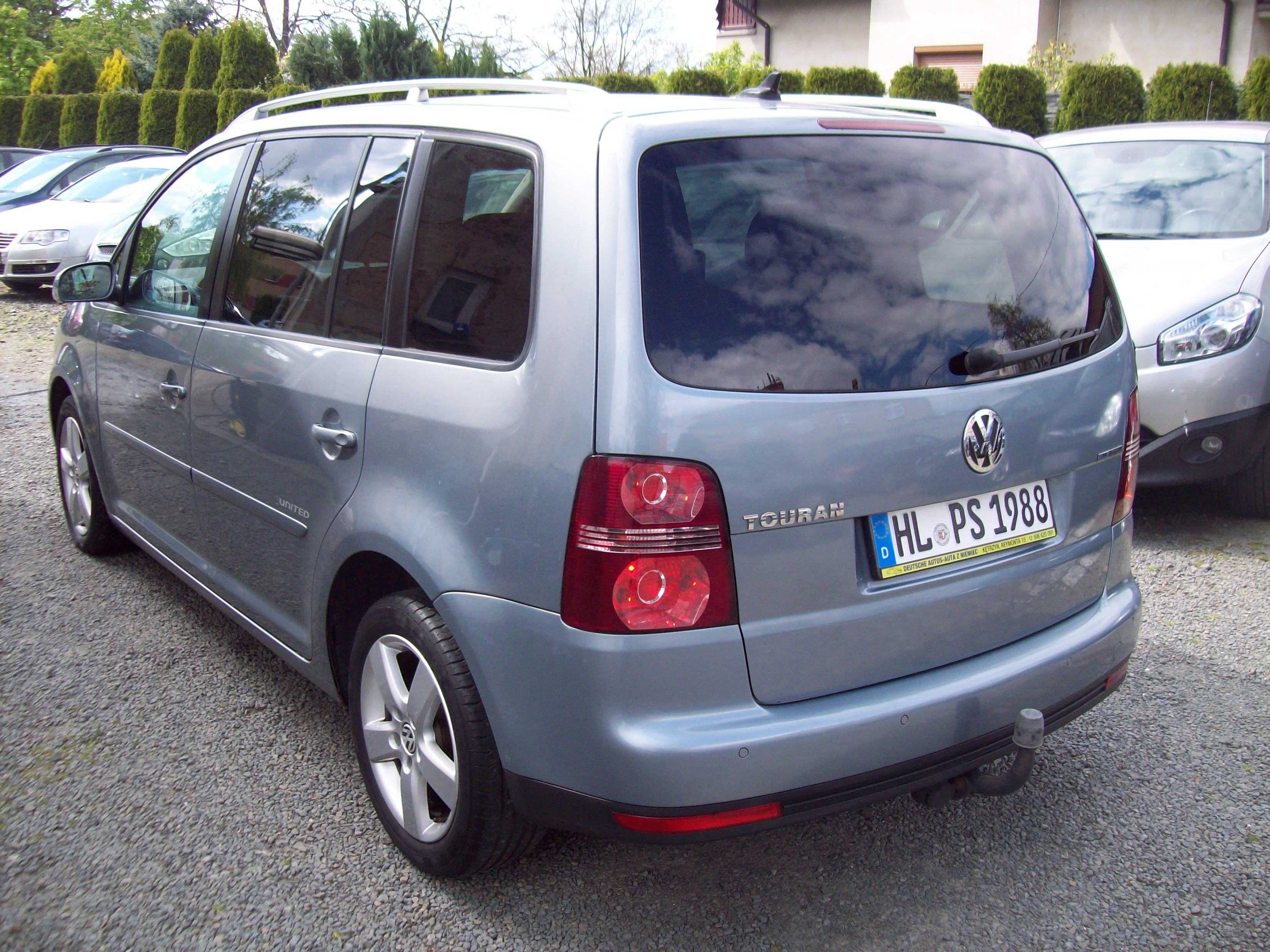 VW TOURAN 1,9 TDI wersja UNITED/stan idealny bez korozji