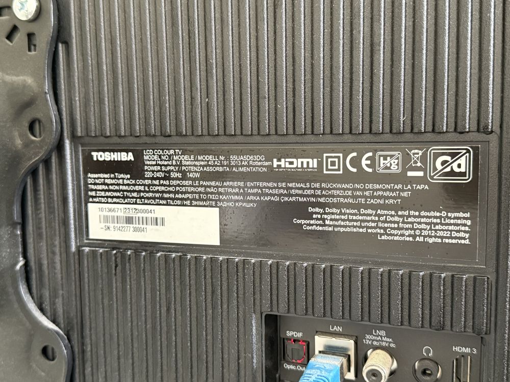 Toshiba Telewizor LED 55 cali 55UA5D63DG