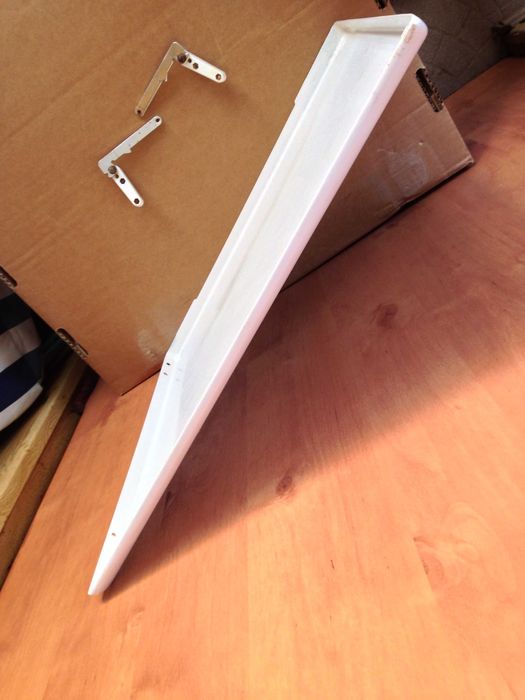 Верхня кришка для газової плити Beko FG5521 металева біла з кріпленням