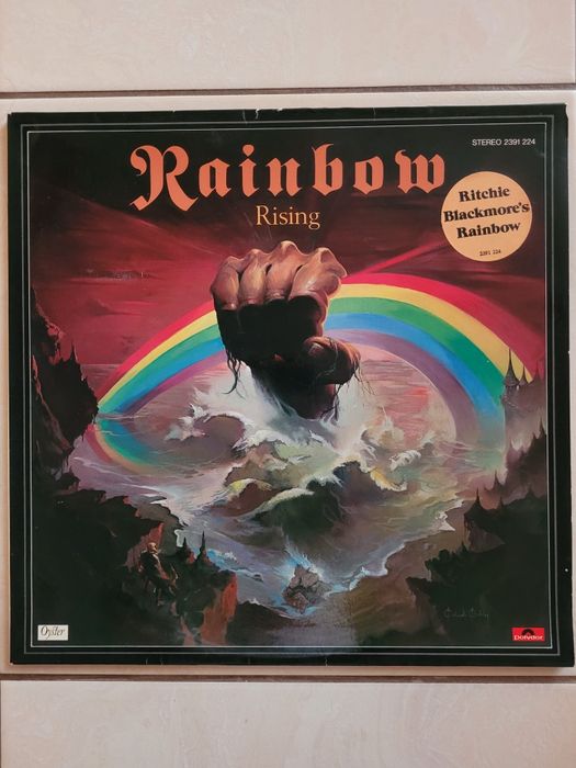 LP: Rainbow - "Rising" 1976 Germany, stan-excellent