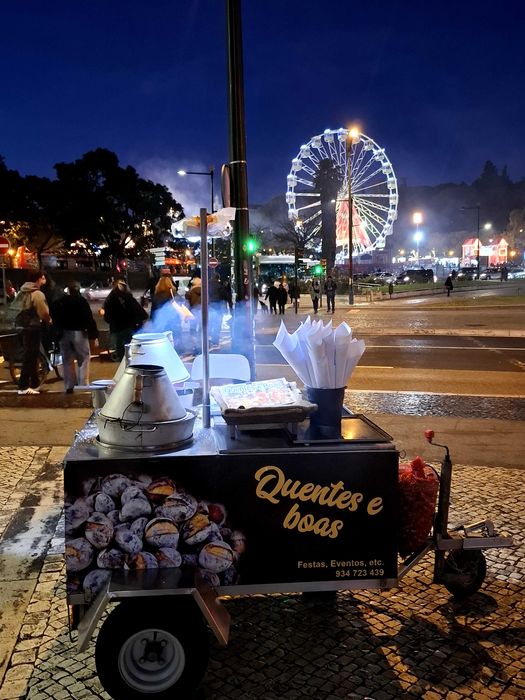 Carrinho de Castanhas Assadas