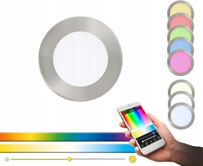 Lampa wpustowa LED FUEVA-C 32753 Eglo RGB oprawa Smart Home