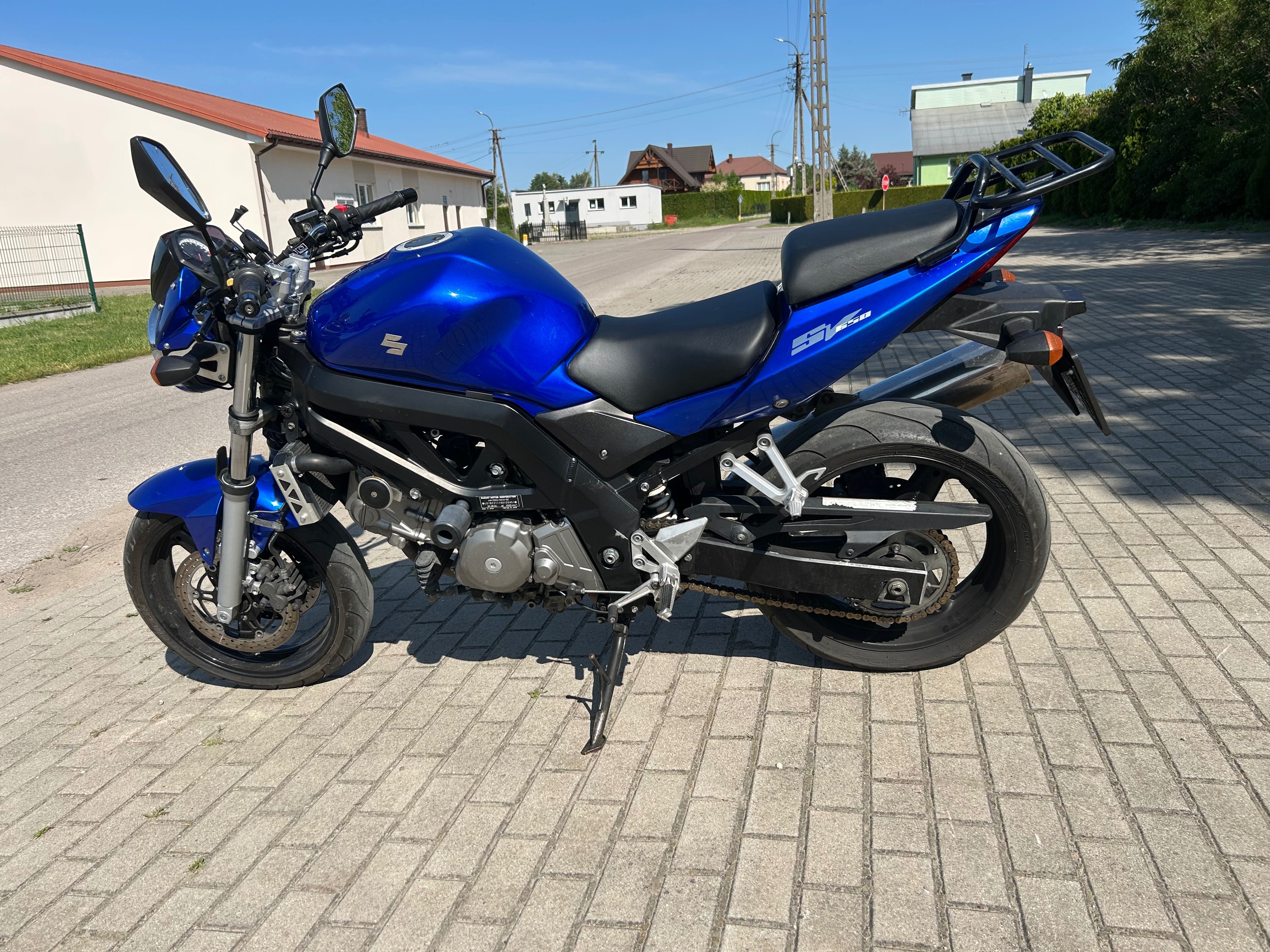 Suzuki sv650N przygotowany do sezonu na wtrysku paliwa