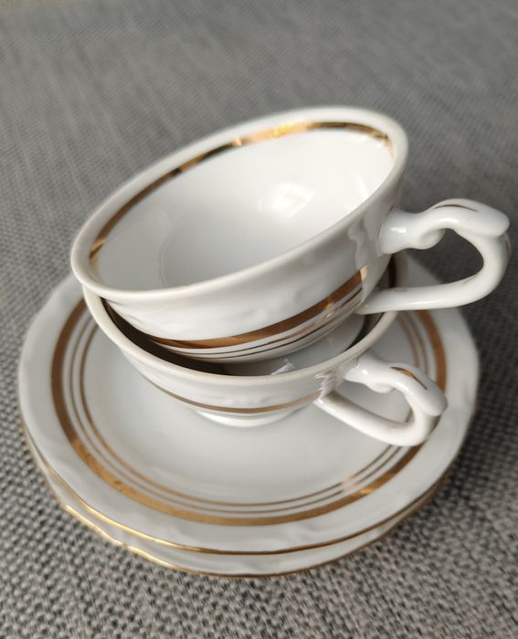 Chodzież 2 x porcelanowe duo do mokki
