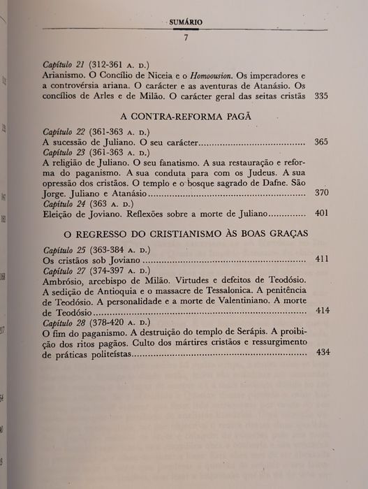 Declínio e Queda do Império Romano, Edward Gibbon