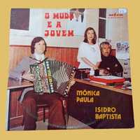 Vinil LP Mónica Paula, Isidro Baptista – O Mudo E A Jovem
