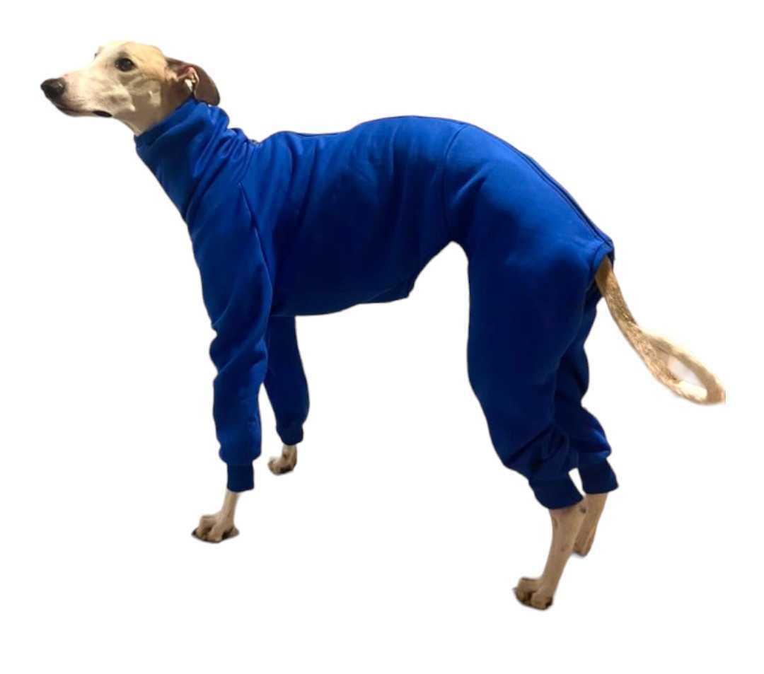 Kombinezon chart greyhound dzianina dresowa bawełna ciepły handmade
