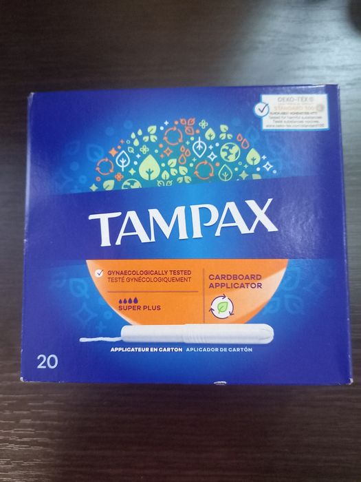 Тампони Тампакс, 20 шт в упаковці, суперпоглинання
