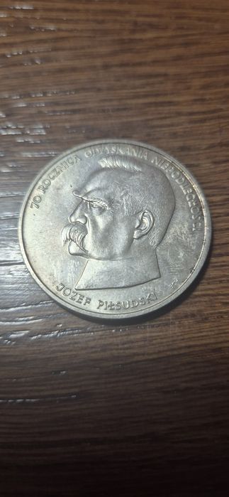 Srebrna moneta 50000 Pilsudski