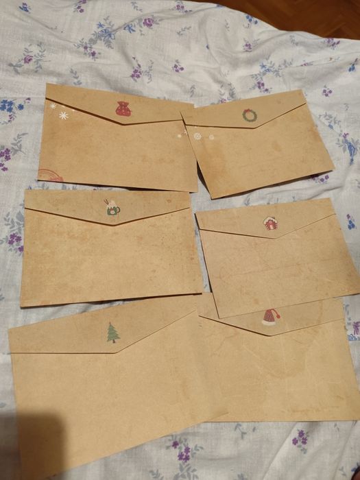 Лист Миколаю чи Діду Морозу з конвертом