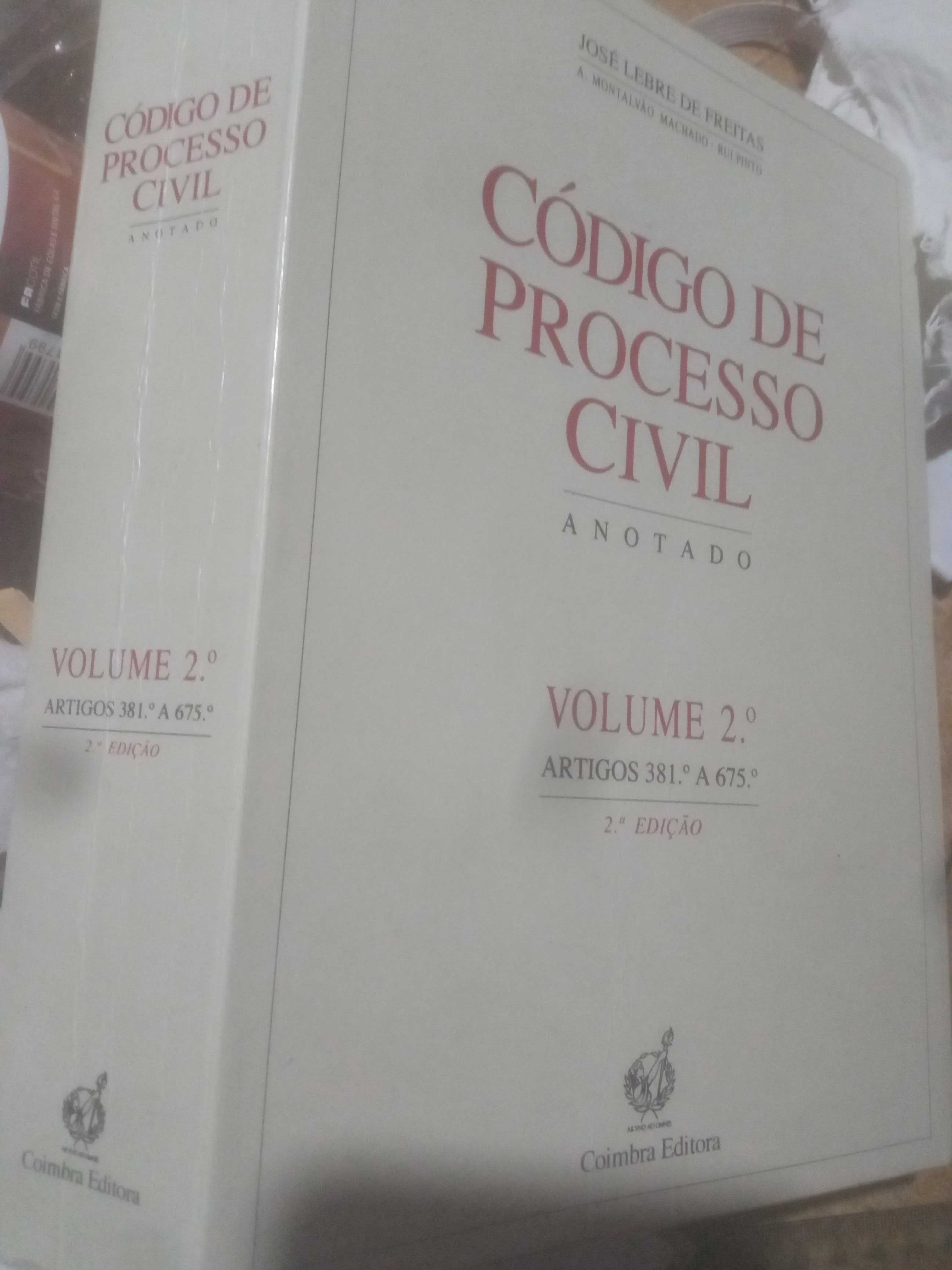 Código de Processo Civil Anotado e Ação executiva -J. Lebre de Freitas