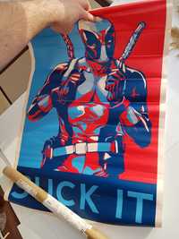 Плакат Deadpool "Suck it" 50x60см