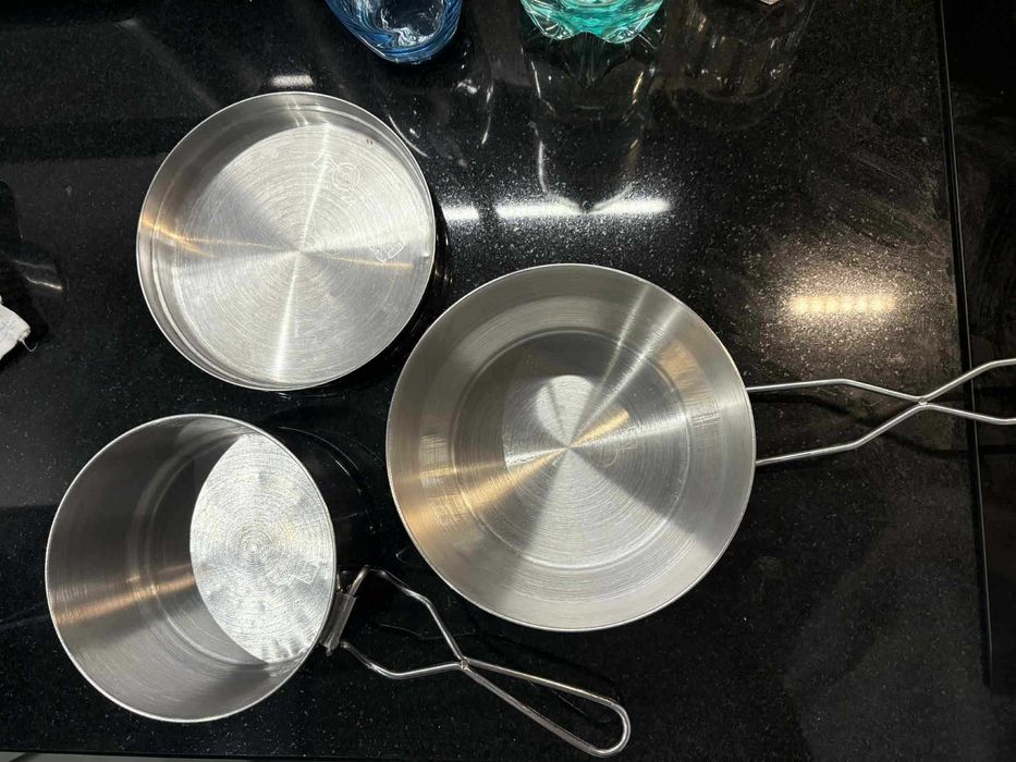 Mundur Harcerski ZESTAW r.158/164 dwie pary spodni + menażka i pałatka