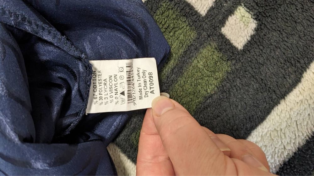 Блуза темно- синього кольору