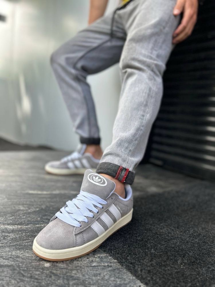 Кроссовки Adidas Campus grey white 36-45