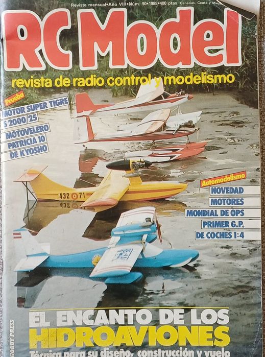 Aeromodelismo Revista antiga em Espanhol
