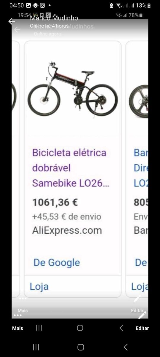 Bicicleta elétrica