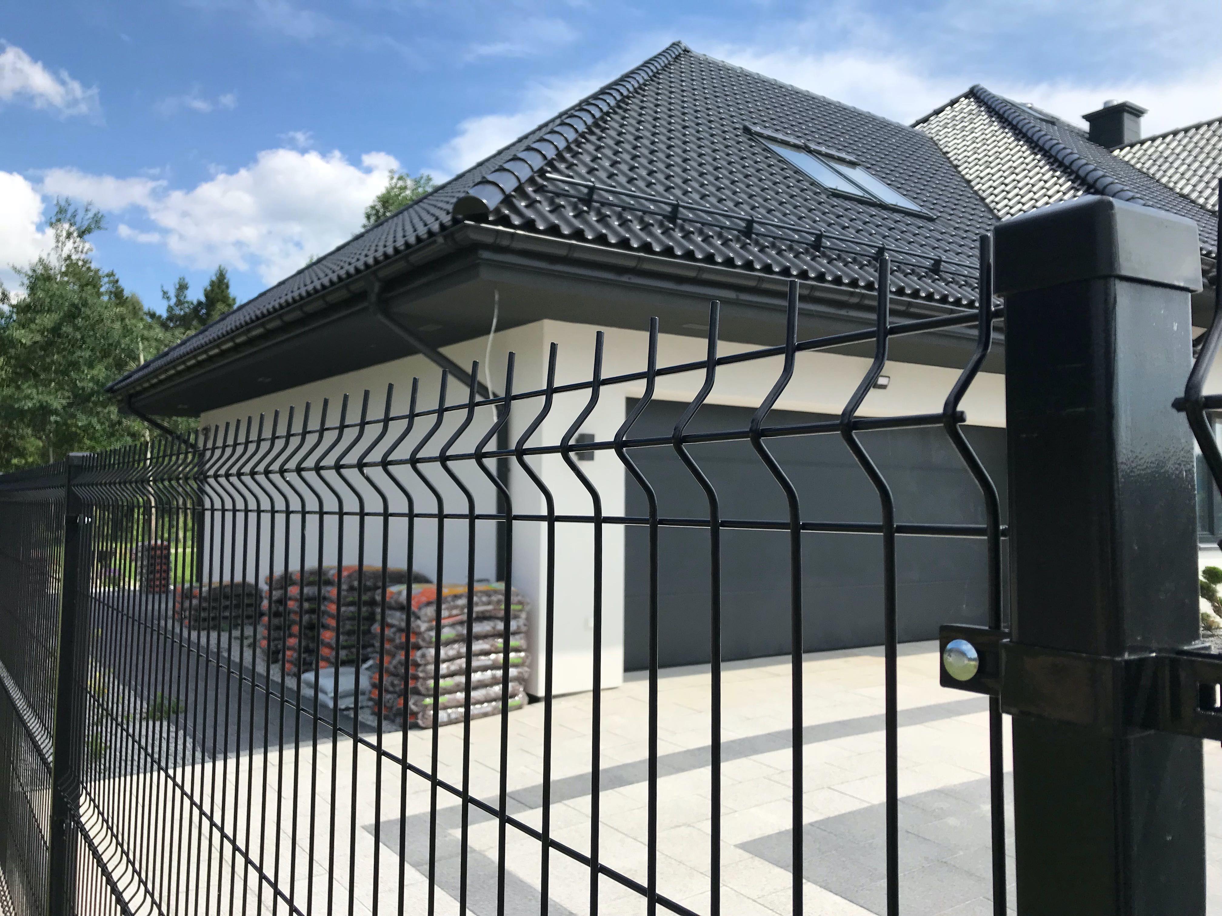 Ogrodzenie panelowe Płot siatka 3D kratowa Panele ogrodowe