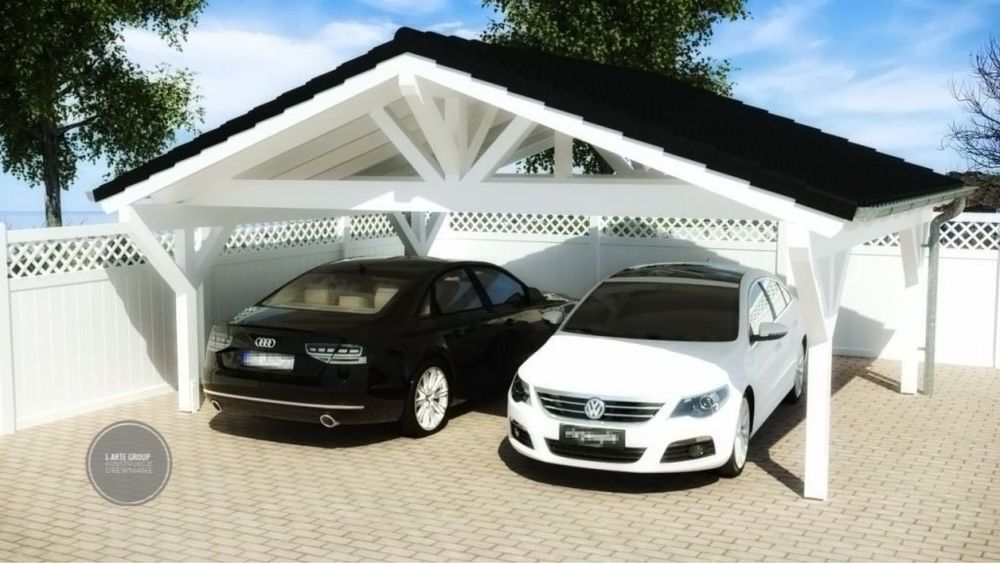 Wiata garażowa Altana 690x590 cm carport Producent